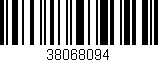 Código de barras (EAN, GTIN, SKU, ISBN): '38068094'