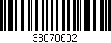 Código de barras (EAN, GTIN, SKU, ISBN): '38070602'