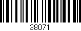 Código de barras (EAN, GTIN, SKU, ISBN): '38071'