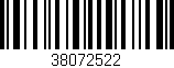 Código de barras (EAN, GTIN, SKU, ISBN): '38072522'
