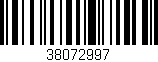 Código de barras (EAN, GTIN, SKU, ISBN): '38072997'