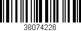 Código de barras (EAN, GTIN, SKU, ISBN): '38074226'