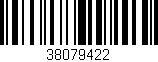 Código de barras (EAN, GTIN, SKU, ISBN): '38079422'