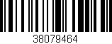 Código de barras (EAN, GTIN, SKU, ISBN): '38079464'