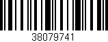 Código de barras (EAN, GTIN, SKU, ISBN): '38079741'