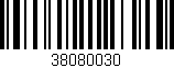 Código de barras (EAN, GTIN, SKU, ISBN): '38080030'