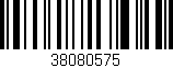 Código de barras (EAN, GTIN, SKU, ISBN): '38080575'