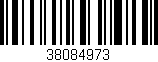 Código de barras (EAN, GTIN, SKU, ISBN): '38084973'