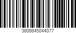 Código de barras (EAN, GTIN, SKU, ISBN): '3808845044077'