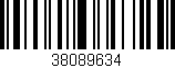 Código de barras (EAN, GTIN, SKU, ISBN): '38089634'