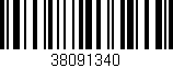 Código de barras (EAN, GTIN, SKU, ISBN): '38091340'