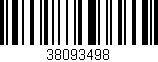 Código de barras (EAN, GTIN, SKU, ISBN): '38093498'