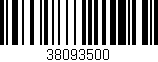 Código de barras (EAN, GTIN, SKU, ISBN): '38093500'