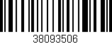 Código de barras (EAN, GTIN, SKU, ISBN): '38093506'