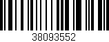 Código de barras (EAN, GTIN, SKU, ISBN): '38093552'