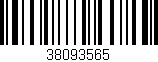 Código de barras (EAN, GTIN, SKU, ISBN): '38093565'