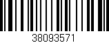 Código de barras (EAN, GTIN, SKU, ISBN): '38093571'