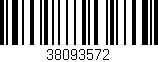 Código de barras (EAN, GTIN, SKU, ISBN): '38093572'