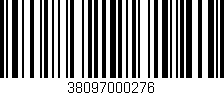 Código de barras (EAN, GTIN, SKU, ISBN): '38097000276'