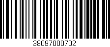 Código de barras (EAN, GTIN, SKU, ISBN): '38097000702'