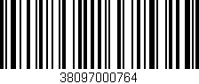 Código de barras (EAN, GTIN, SKU, ISBN): '38097000764'