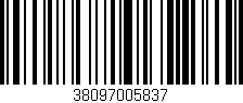 Código de barras (EAN, GTIN, SKU, ISBN): '38097005837'