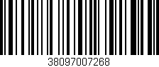 Código de barras (EAN, GTIN, SKU, ISBN): '38097007268'