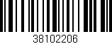 Código de barras (EAN, GTIN, SKU, ISBN): '38102206'