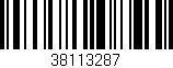 Código de barras (EAN, GTIN, SKU, ISBN): '38113287'