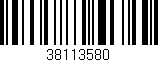 Código de barras (EAN, GTIN, SKU, ISBN): '38113580'