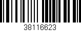Código de barras (EAN, GTIN, SKU, ISBN): '38116623'
