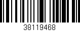 Código de barras (EAN, GTIN, SKU, ISBN): '38119468'