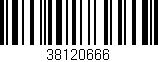 Código de barras (EAN, GTIN, SKU, ISBN): '38120666'