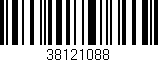 Código de barras (EAN, GTIN, SKU, ISBN): '38121088'