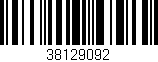 Código de barras (EAN, GTIN, SKU, ISBN): '38129092'