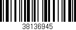 Código de barras (EAN, GTIN, SKU, ISBN): '38136945'