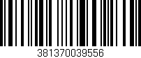 Código de barras (EAN, GTIN, SKU, ISBN): '381370039556'