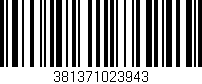 Código de barras (EAN, GTIN, SKU, ISBN): '381371023943'