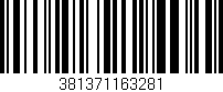 Código de barras (EAN, GTIN, SKU, ISBN): '381371163281'