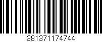 Código de barras (EAN, GTIN, SKU, ISBN): '381371174744'