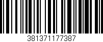 Código de barras (EAN, GTIN, SKU, ISBN): '381371177387'