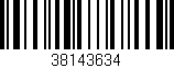 Código de barras (EAN, GTIN, SKU, ISBN): '38143634'