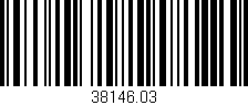 Código de barras (EAN, GTIN, SKU, ISBN): '38146.03'