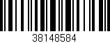 Código de barras (EAN, GTIN, SKU, ISBN): '38148584'