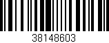Código de barras (EAN, GTIN, SKU, ISBN): '38148603'