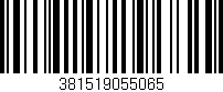 Código de barras (EAN, GTIN, SKU, ISBN): '381519055065'