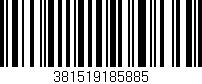 Código de barras (EAN, GTIN, SKU, ISBN): '381519185885'