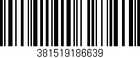 Código de barras (EAN, GTIN, SKU, ISBN): '381519186639'