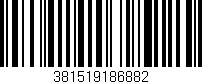 Código de barras (EAN, GTIN, SKU, ISBN): '381519186882'
