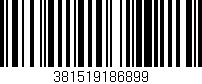 Código de barras (EAN, GTIN, SKU, ISBN): '381519186899'